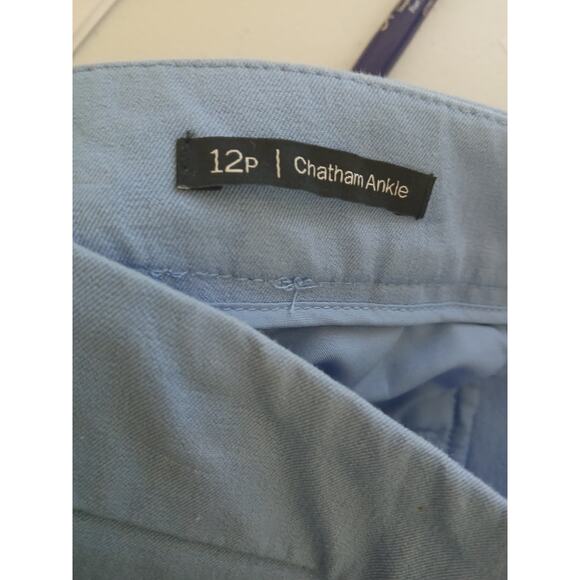 Talbots Petites Blue Chatham Ankle Side Zipper Rear w/ Pockets 12 P - Picture 8 of 9